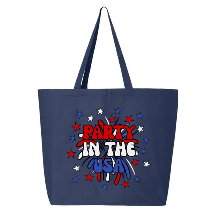 Party In The Usa Festive 4th Of July Celebration 25L Jumbo Tote