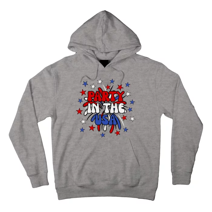 Party In The Usa Festive 4th Of July Celebration Hoodie