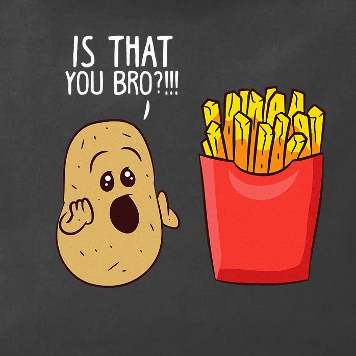 Potato Is That You Bro Funny French Fries Zip Tote Bag