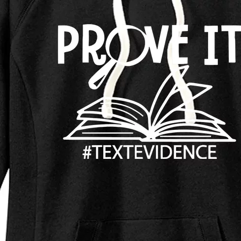 Prove It Text Evidence Women's Fleece Hoodie