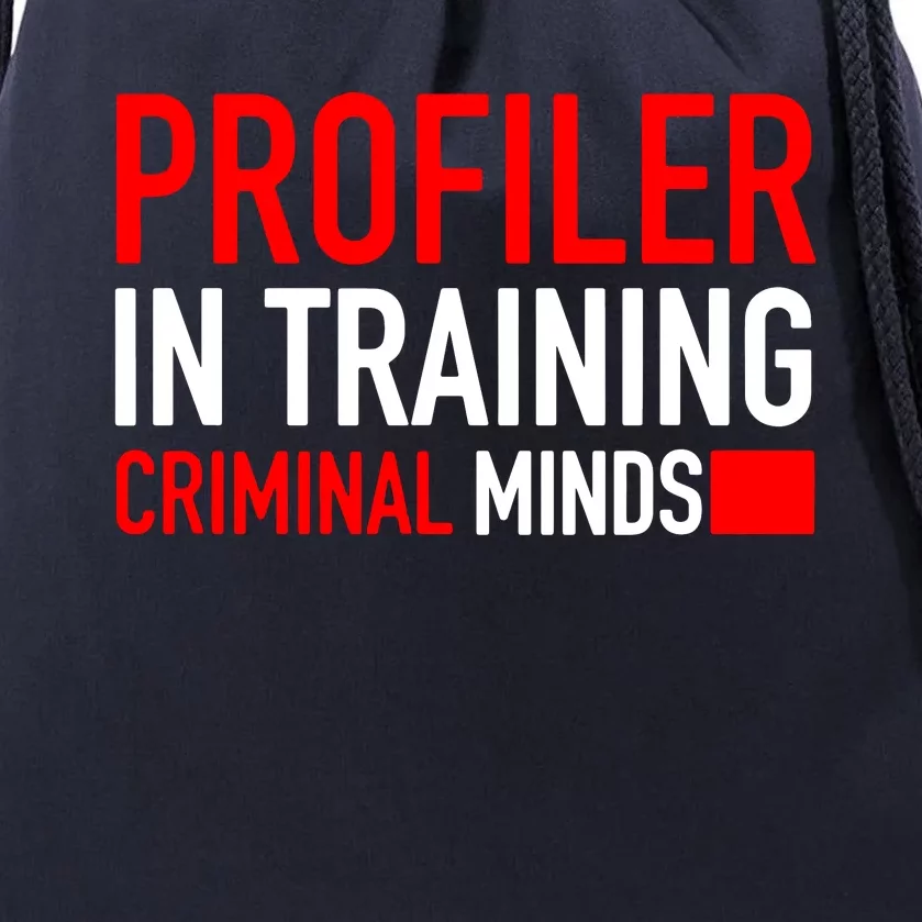 Profiler In Training Drawstring Bag