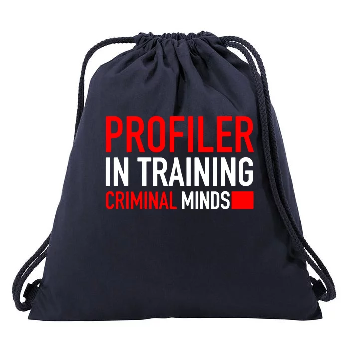 Profiler In Training Drawstring Bag