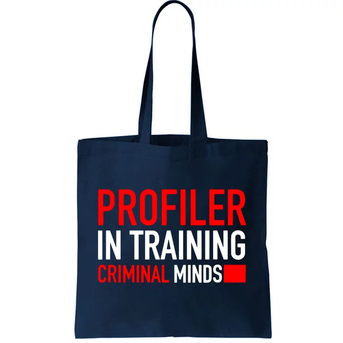 Profiler In Training Tote Bag