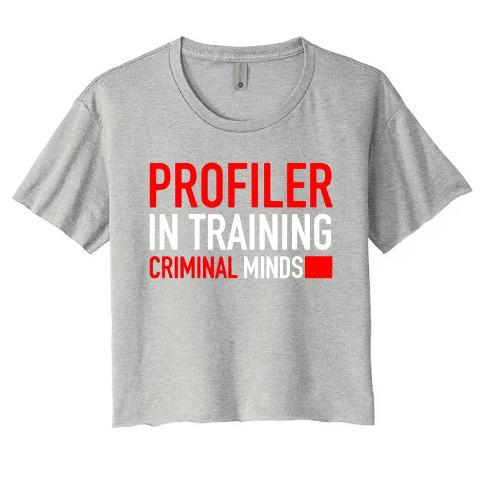 Profiler In Training Women's Crop Top Tee