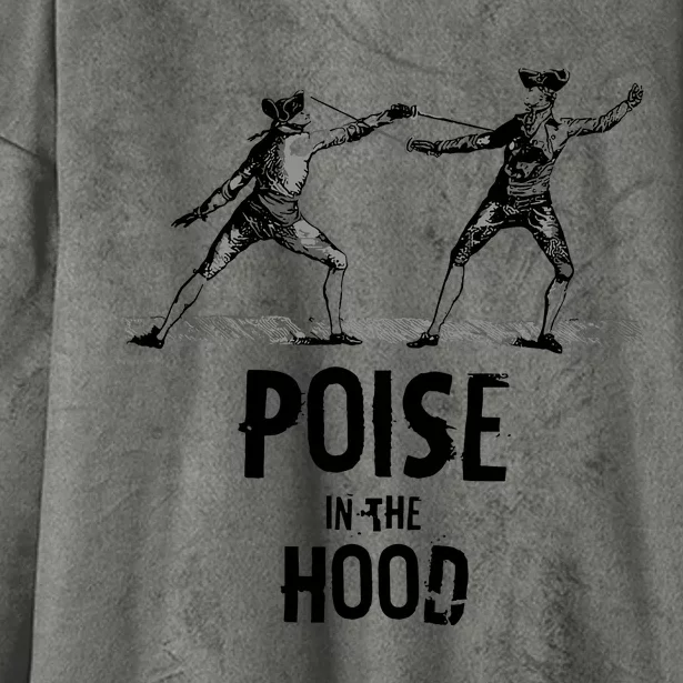 Poise In The Hood Hooded Wearable Blanket