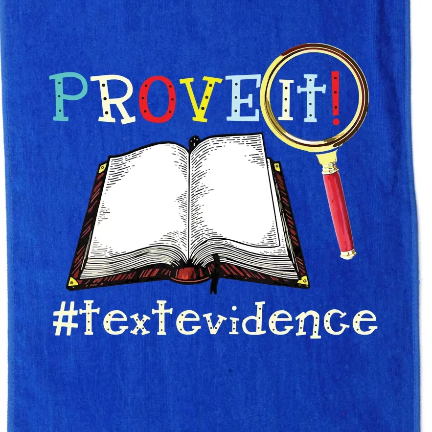 Prove It Text Evidence Reading Teacher Platinum Collection Golf Towel