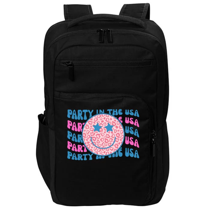 Party In The Usa Retro Smile Groovy Impact Tech Backpack