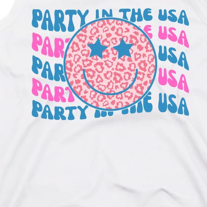 Party In The Usa Retro Smile Groovy Tank Top