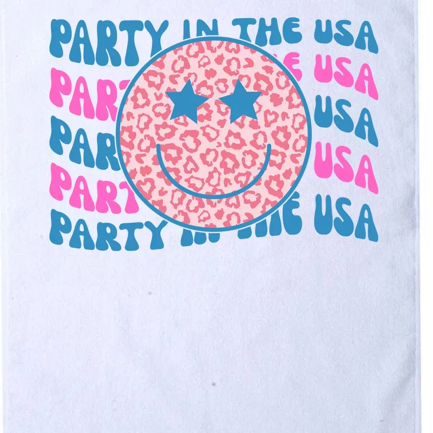 Party In The Usa Retro Smile Groovy Platinum Collection Golf Towel