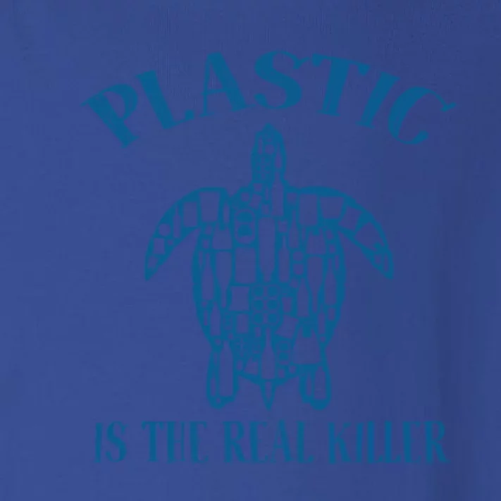 Plastic Is The Real Killer Turtle Lovers Protect Ocean Gift Toddler Long Sleeve Shirt