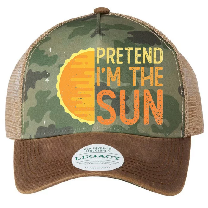 Pretend I'm The Sun Sun Solar System Star Legacy Tie Dye Trucker Hat