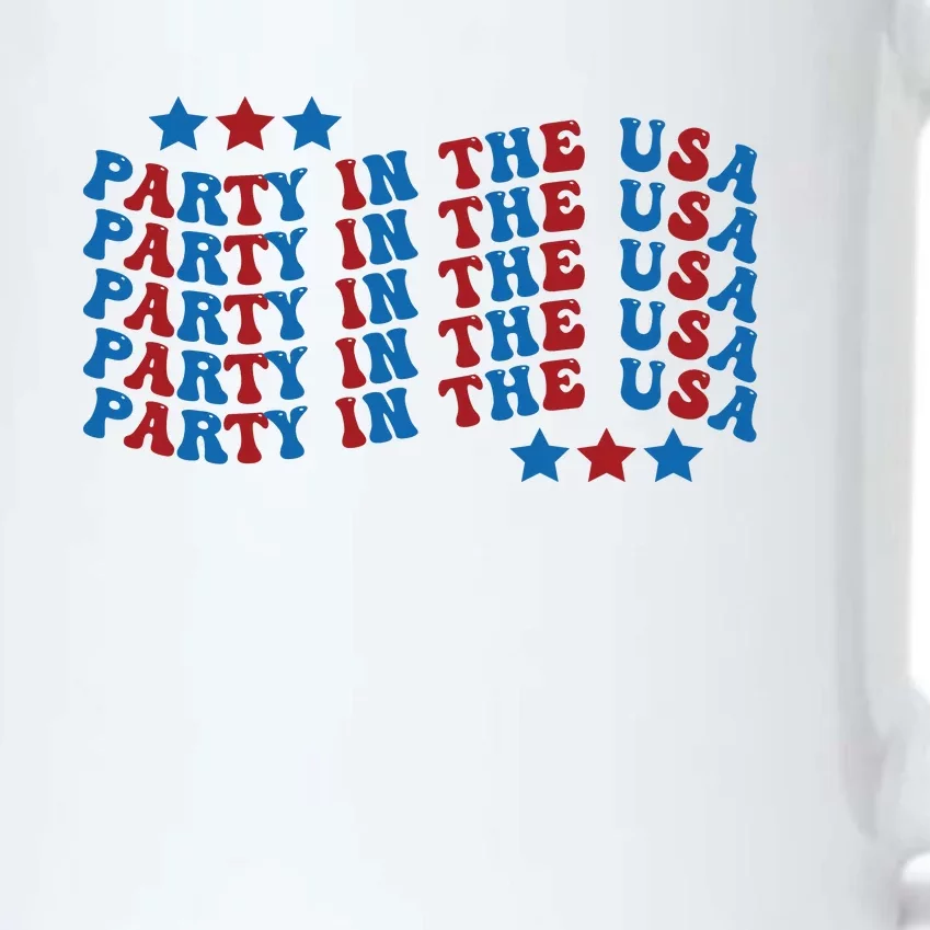 Party In The USA 4th Of July Black Color Changing Mug