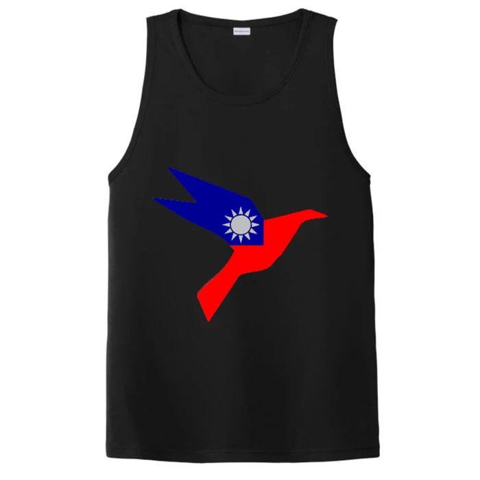 Peace In Taiwan Dove Stand With Taiwan Support Taiwan Gift Performance Tank