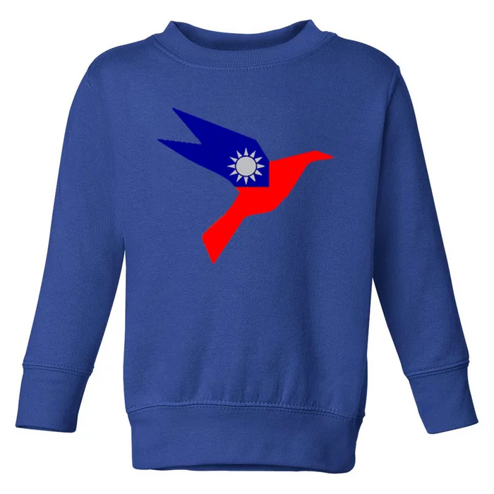 Peace In Taiwan Dove Stand With Taiwan Support Taiwan Gift Toddler Sweatshirt