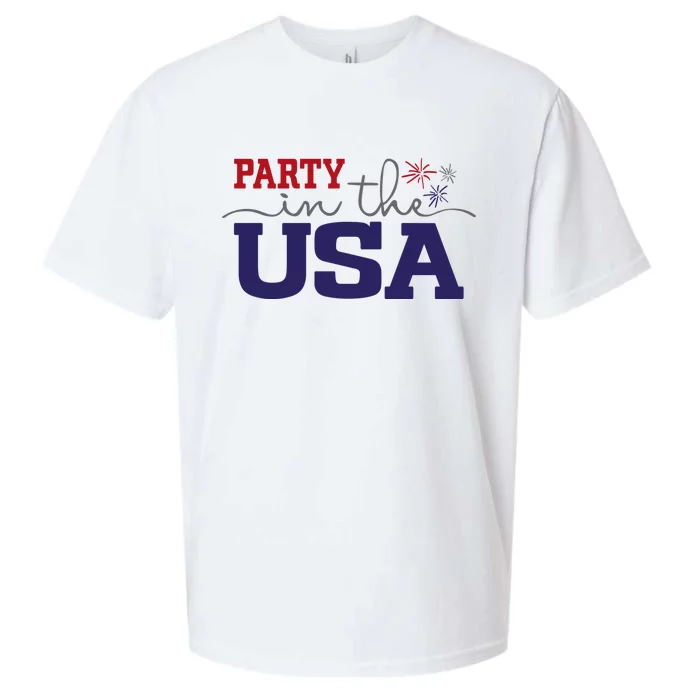 Party In The USA Fourth Of July Sueded Cloud Jersey T-Shirt