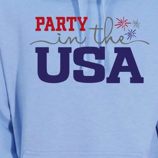 Party In The USA Fourth Of July Unisex Surf Hoodie