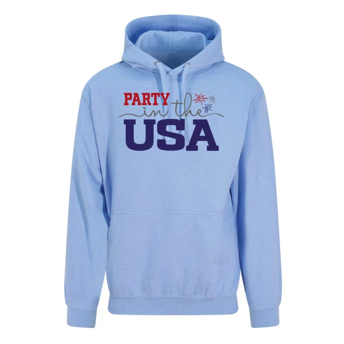 Party In The USA Fourth Of July Unisex Surf Hoodie