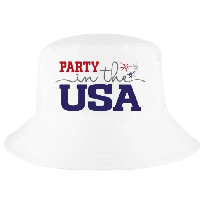 Party In The USA Fourth Of July Cool Comfort Performance Bucket Hat