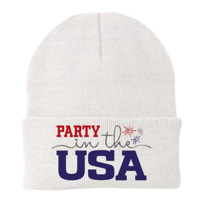 Party In The USA Fourth Of July Knit Cap Winter Beanie