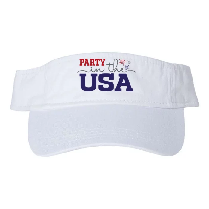 Party In The USA Fourth Of July Valucap Bio-Washed Visor