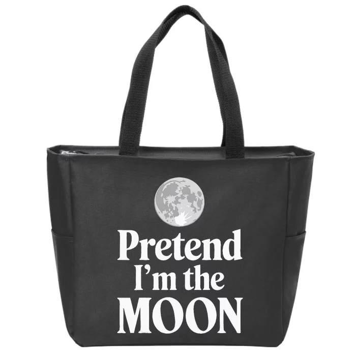 Pretend IM The Moon Zip Tote Bag