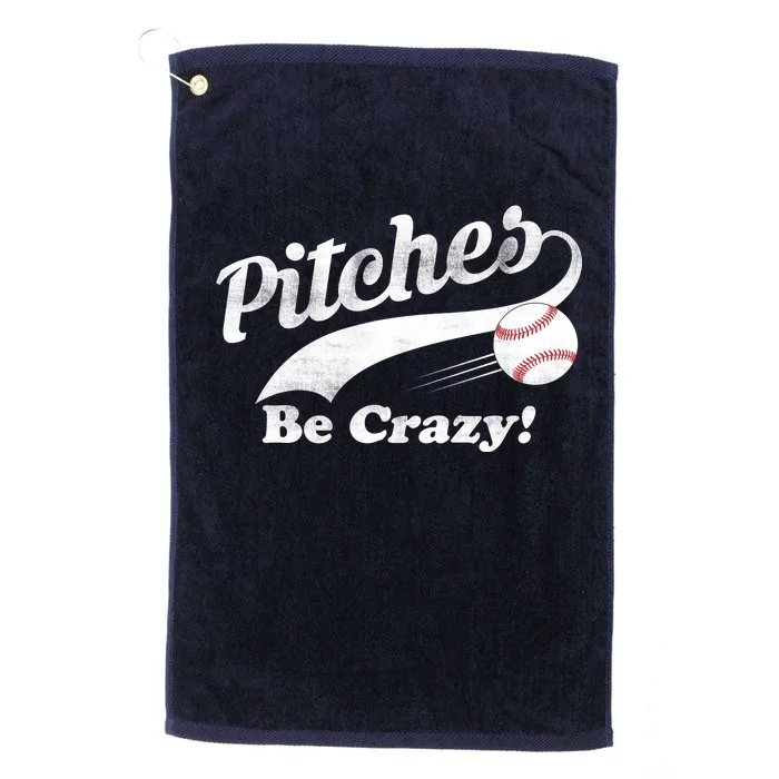 Pitches Be Crazy Platinum Collection Golf Towel