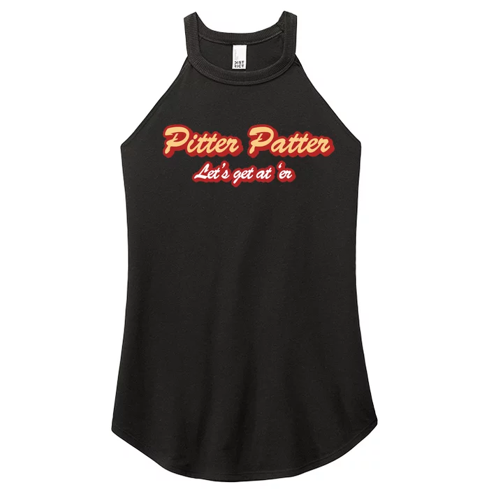 Pitter Patter Do It To 'Er Women’s Perfect Tri Rocker Tank