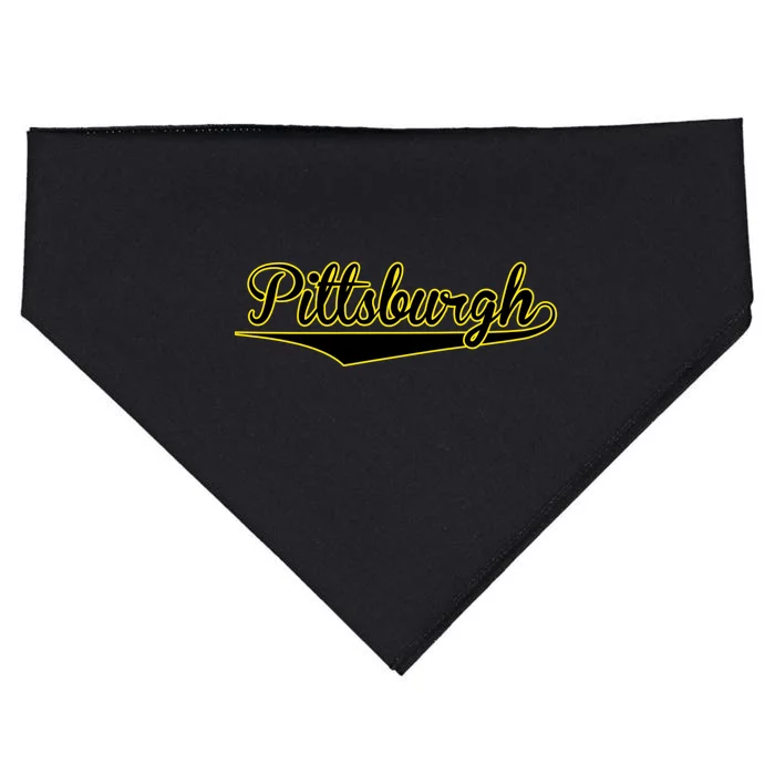 Pittsburgh Classic Baseball Logo USA-Made Doggie Bandana