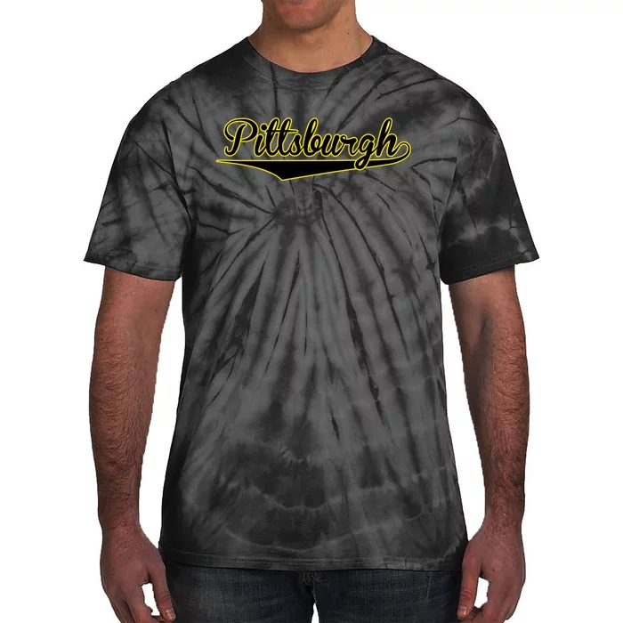 Pittsburgh Classic Baseball Logo Tie-Dye T-Shirt