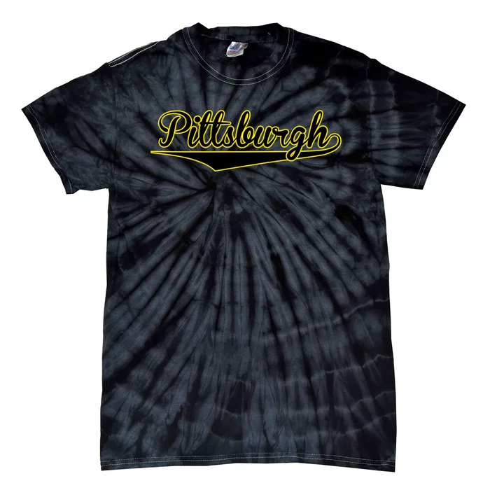 Pittsburgh Classic Baseball Logo Tie-Dye T-Shirt