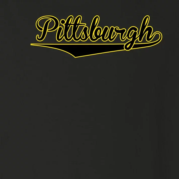 Pittsburgh Classic Baseball Logo Toddler Long Sleeve Shirt