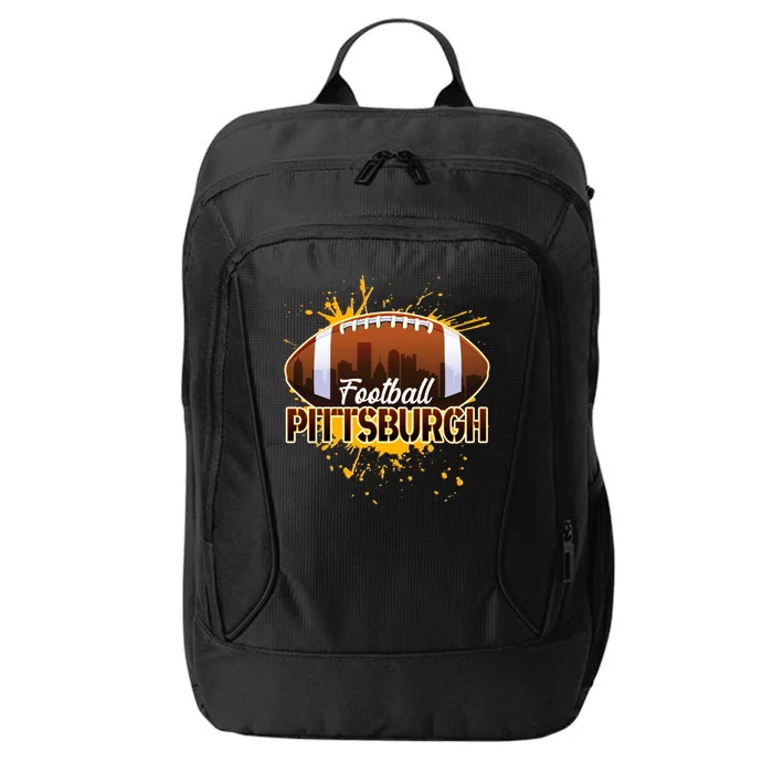 Pittsburgh Pennsylvania Skyline Football Fan City Backpack