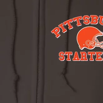 Pittsburgh Started It Football Full Zip Hoodie