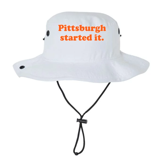 Pittsburgh Started It Funny Football Legacy Cool Fit Booney Bucket Hat