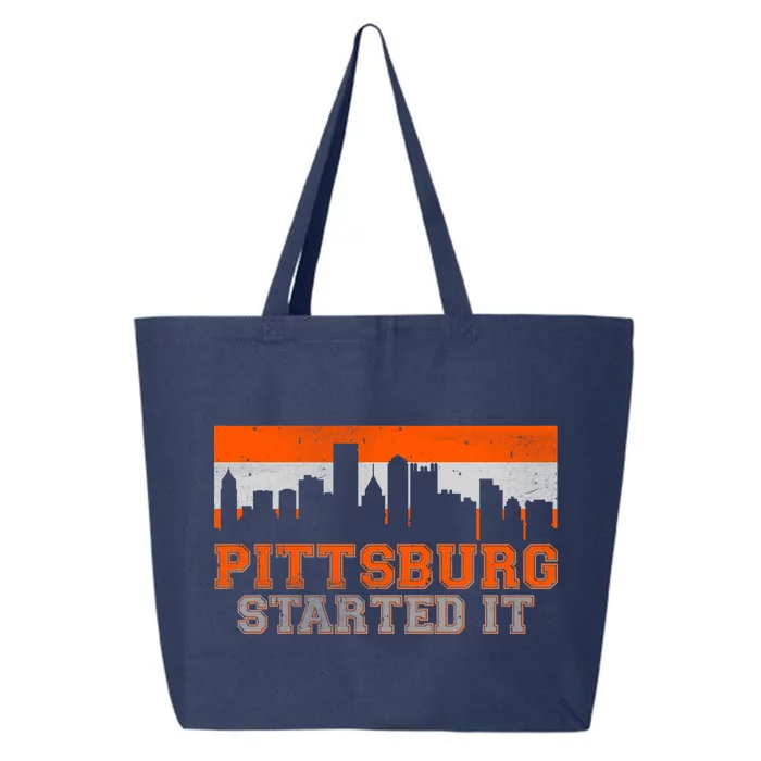 Pittsburgh Started It Skyline 25L Jumbo Tote