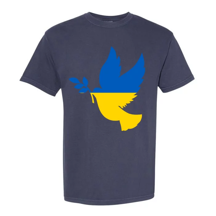 Peace In Ukraine Dove Garment-Dyed Heavyweight T-Shirt