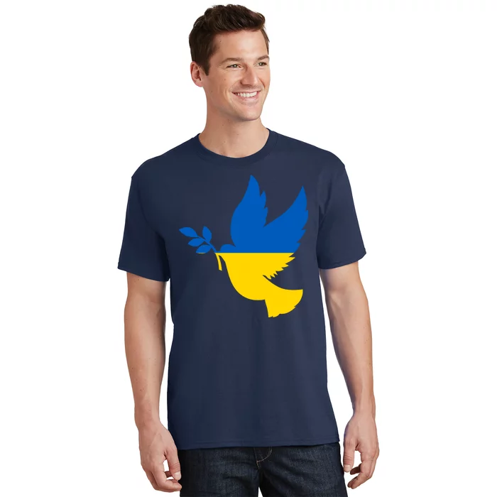 Peace In Ukraine Dove T-Shirt