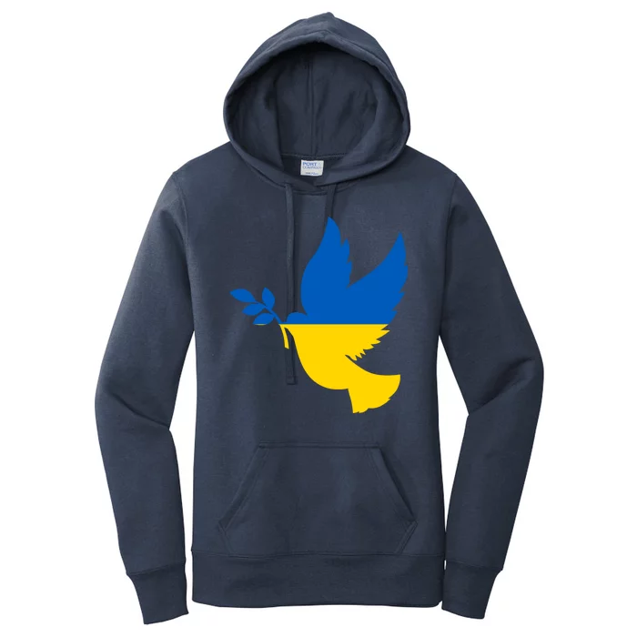 Peace In Ukraine Dove Women's Pullover Hoodie