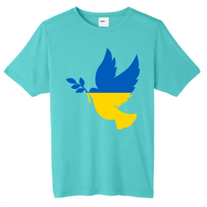 Peace In Ukraine Dove ChromaSoft Performance T-Shirt