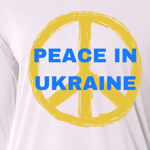 Peace In Ukraine Cooling Performance Long Sleeve Crew