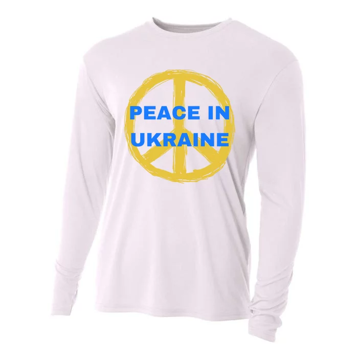 Peace In Ukraine Cooling Performance Long Sleeve Crew