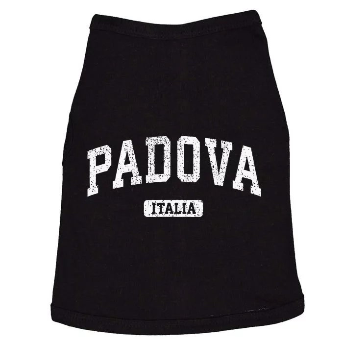 Padua Italy Vintage Sports Design Doggie Tank