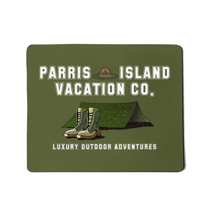 Parris Island Vacation Co Luxury Outdoor Adventures Funny Mousepad