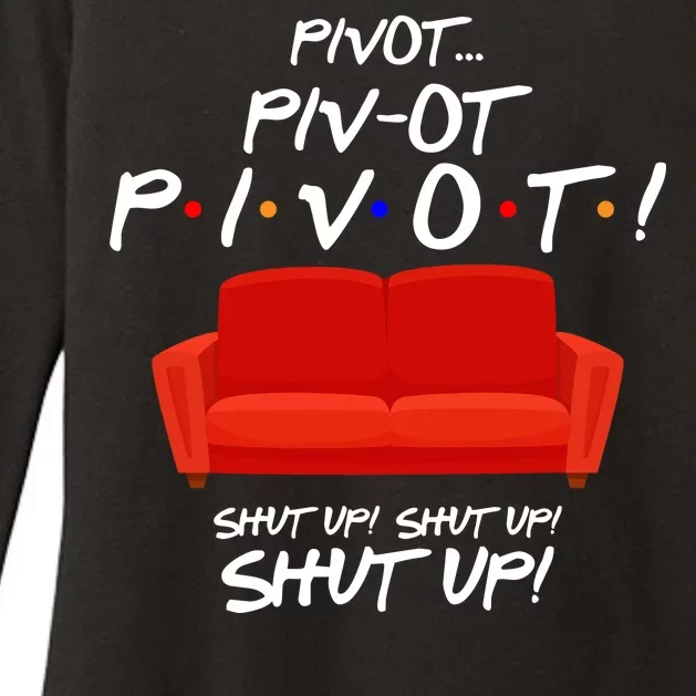 Pivot Couch Shut Up Womens CVC Long Sleeve Shirt