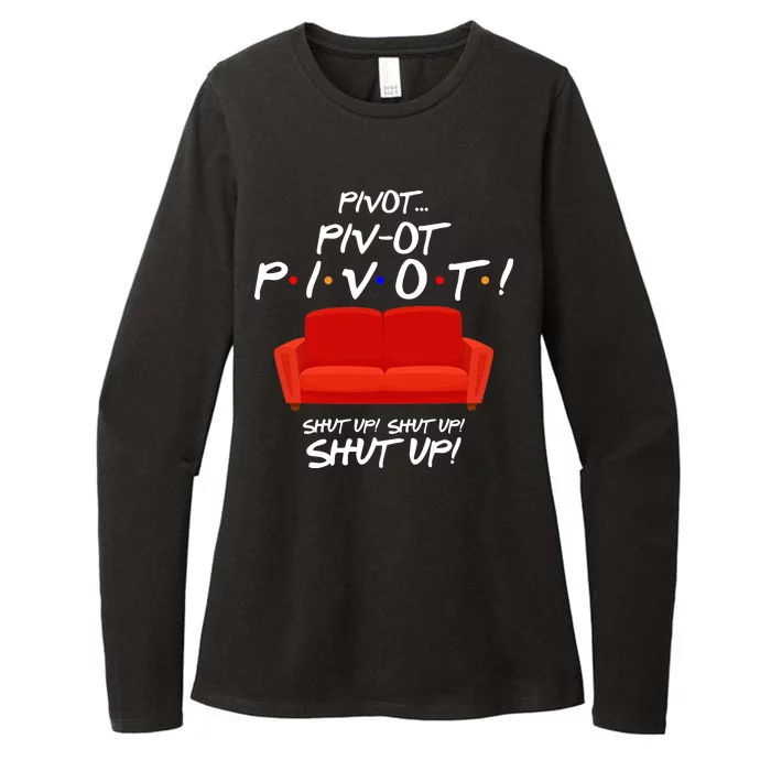 Pivot Couch Shut Up Womens CVC Long Sleeve Shirt