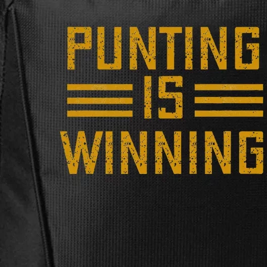 Punting Is Winning City Backpack