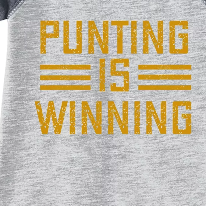 Punting Is Winning Infant Baby Jersey Bodysuit