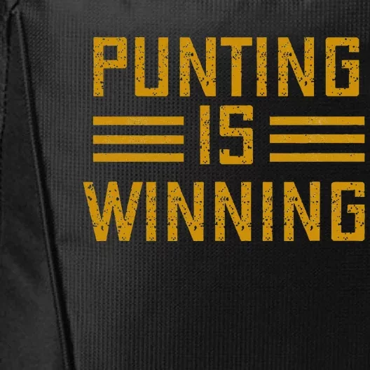 Punting Is Winning City Backpack