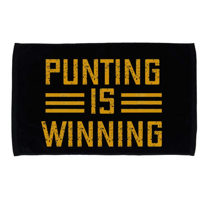 Punting Is Winning Microfiber Hand Towel