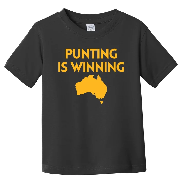 Punting Is Winning Toddler T-Shirt